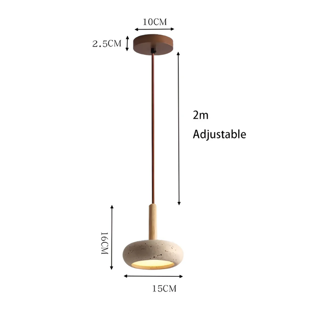 Yumeko | Adjustable LED Ceiling Pendant Light in Retro Japanese Style | Orntli