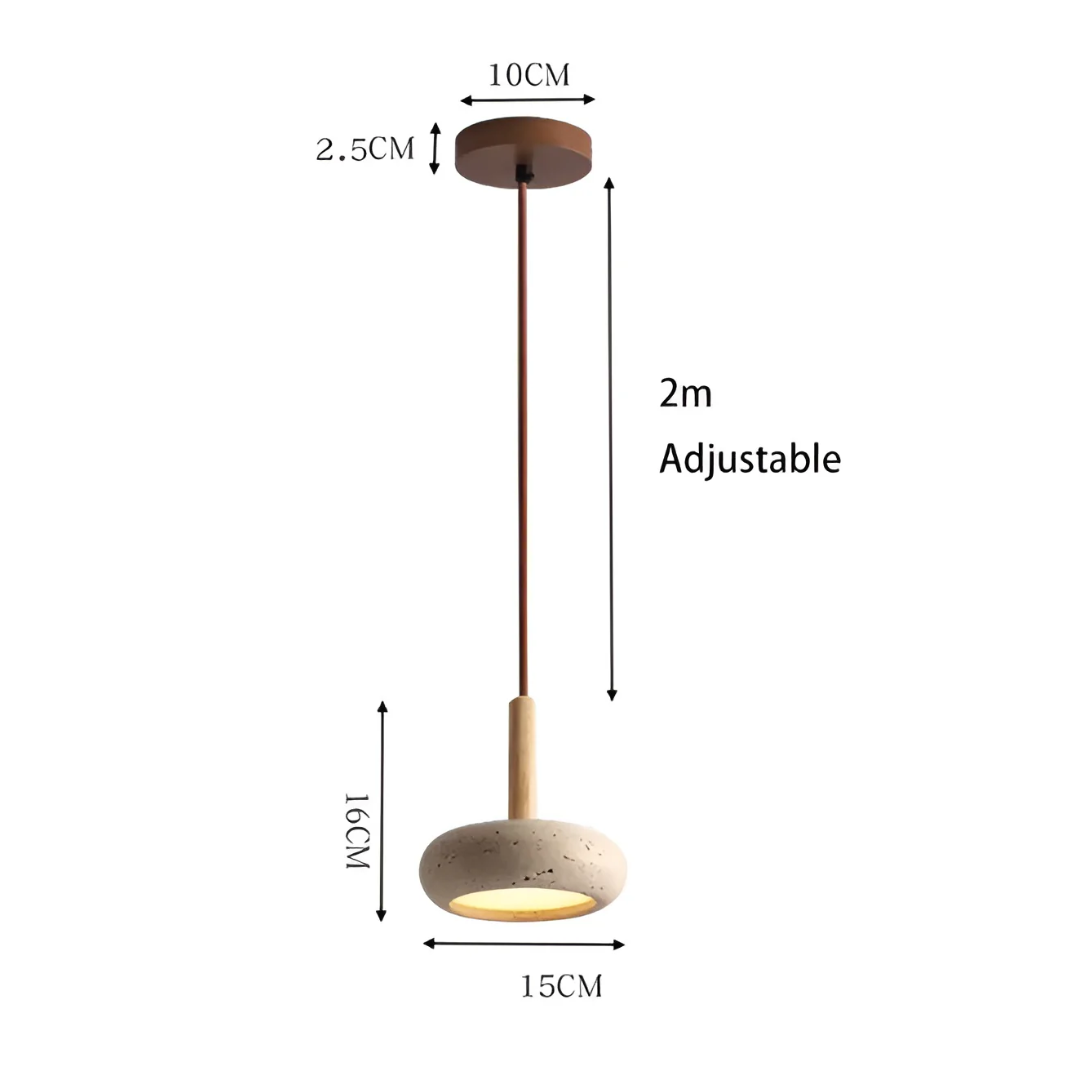 Yumeko | Adjustable LED Ceiling Pendant Light in Retro Japanese Style | Orntli