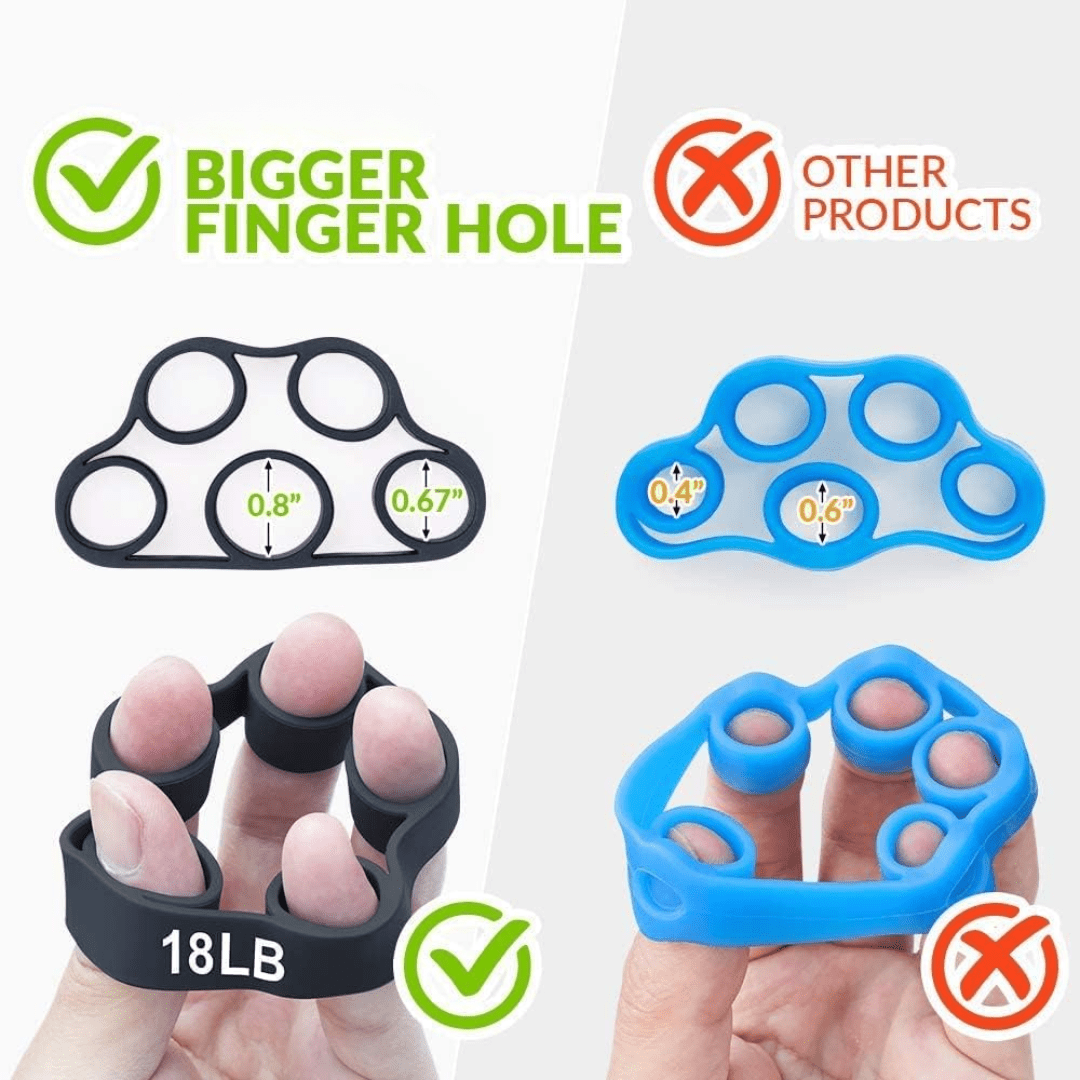 Set da 4 rinforzatori per mani FlexGrip per la forza di dita e avambracci per atleti