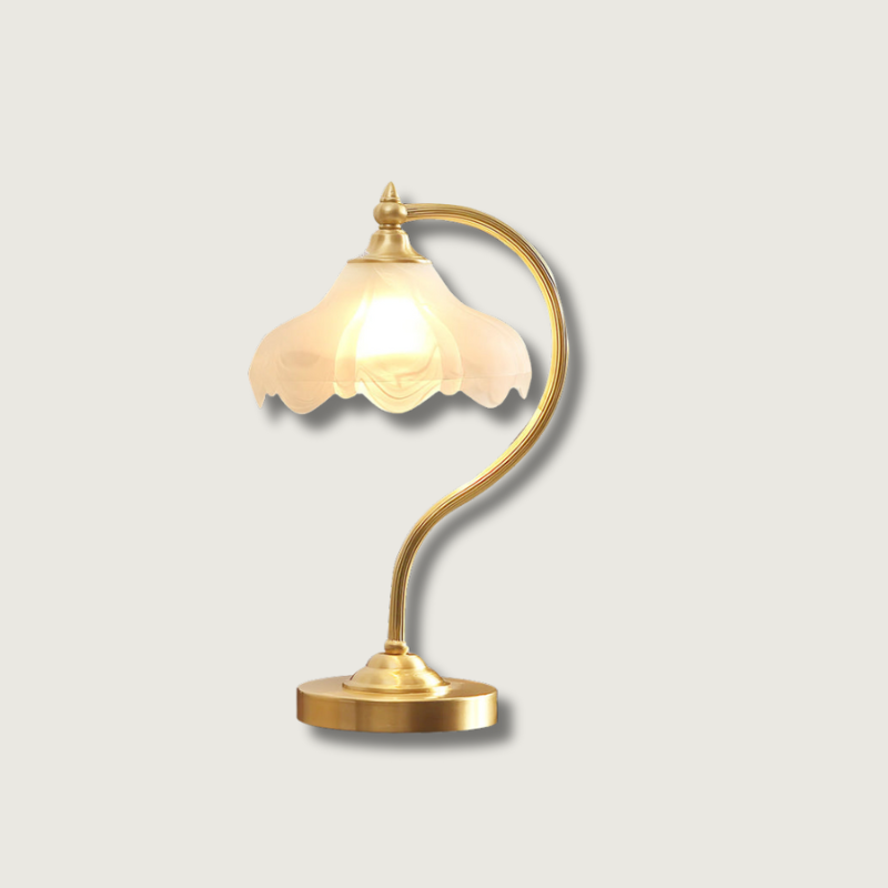 Bellamira magnoliabordlampe for elegant hjemmedekor