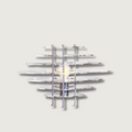 Lunaris | Chrome skrivebordslampe med moderne metal og akryl