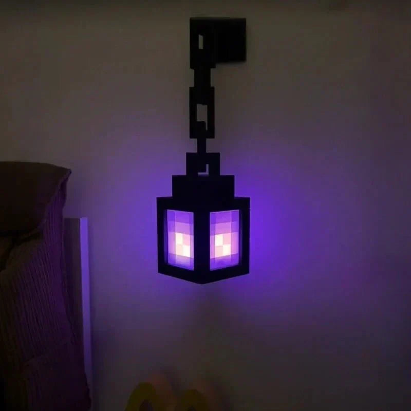 מנורת לילה רטרו פיקסל LED נטענת מבית Arcadia