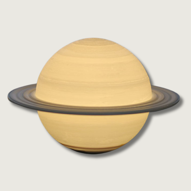 AstraGlow 3D Planet Nattlampe for Soveromsstemning