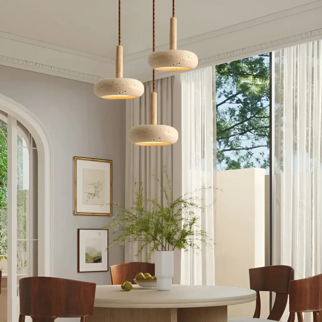 Yumeko | Adjustable LED Ceiling Pendant Light in Retro Japanese Style | Orntli