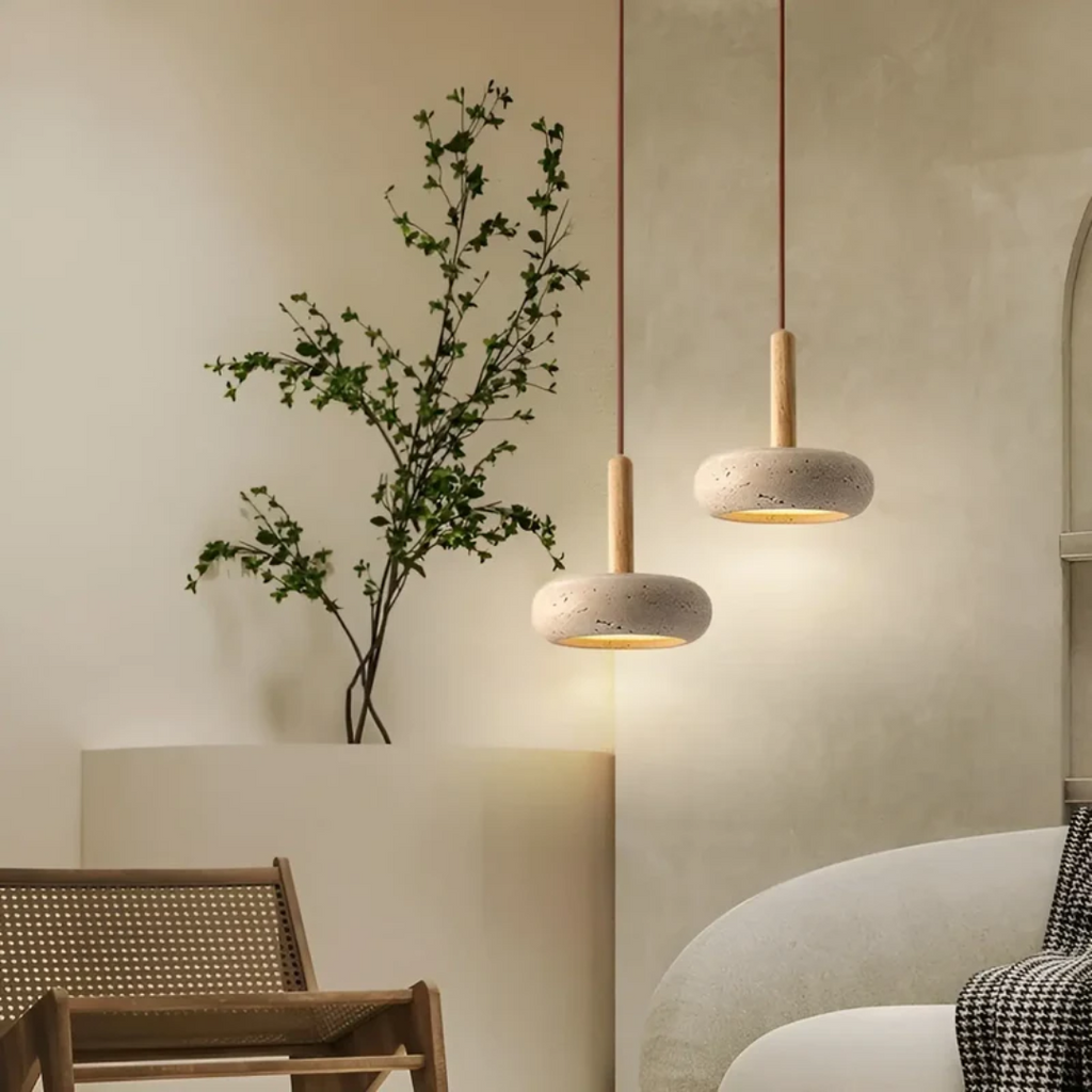 Yumeko | Adjustable LED Ceiling Pendant Light in Retro Japanese Style | Orntli
