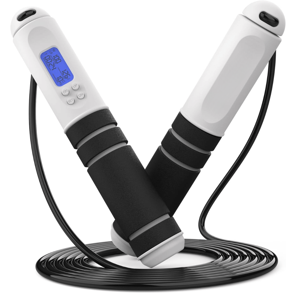 Digitální švihadlo PulseFlex s počítadlem kalorií pro fitness nadšence