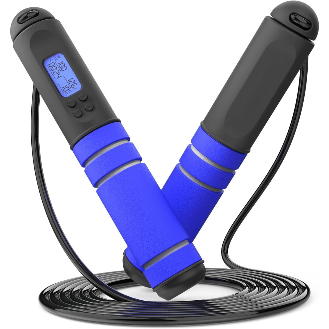 PulseFlex digitales Springseil mit Kalorienzähler für Fitnessbegeisterte