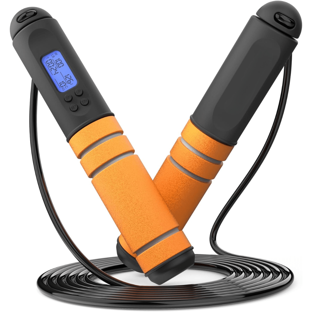 PulseFlex digitales Springseil mit Kalorienzähler für Fitnessbegeisterte