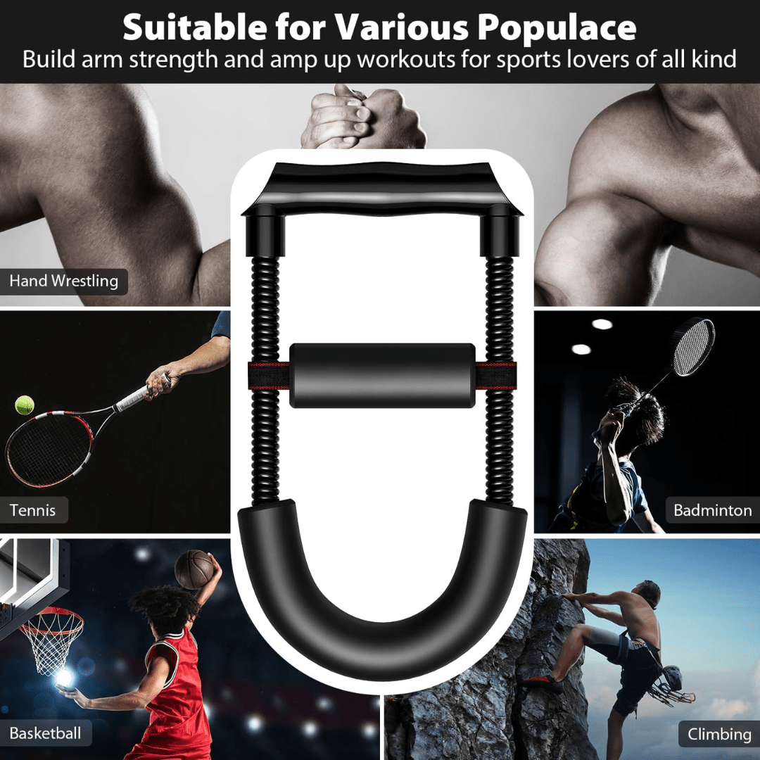 FortisGrip Nastavitelný Trenažér Úchopu pro Silnější Ruce a Předloktí pro Sportovce