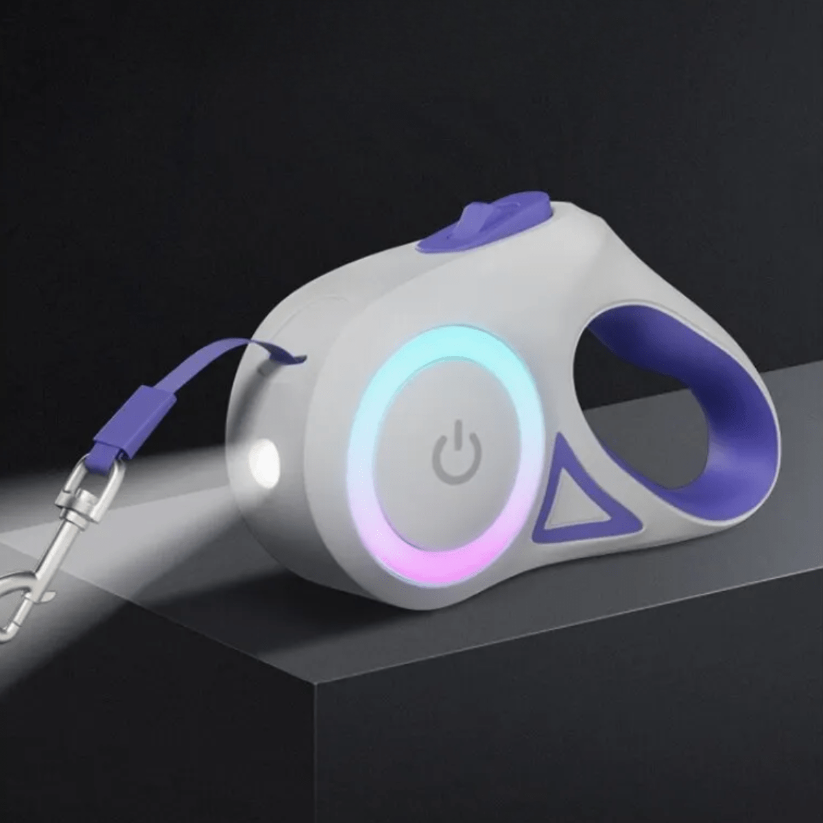 BrightTrail automatické LED vodítko pro psa s USB dobíjením 3 m pro bezpečné procházky