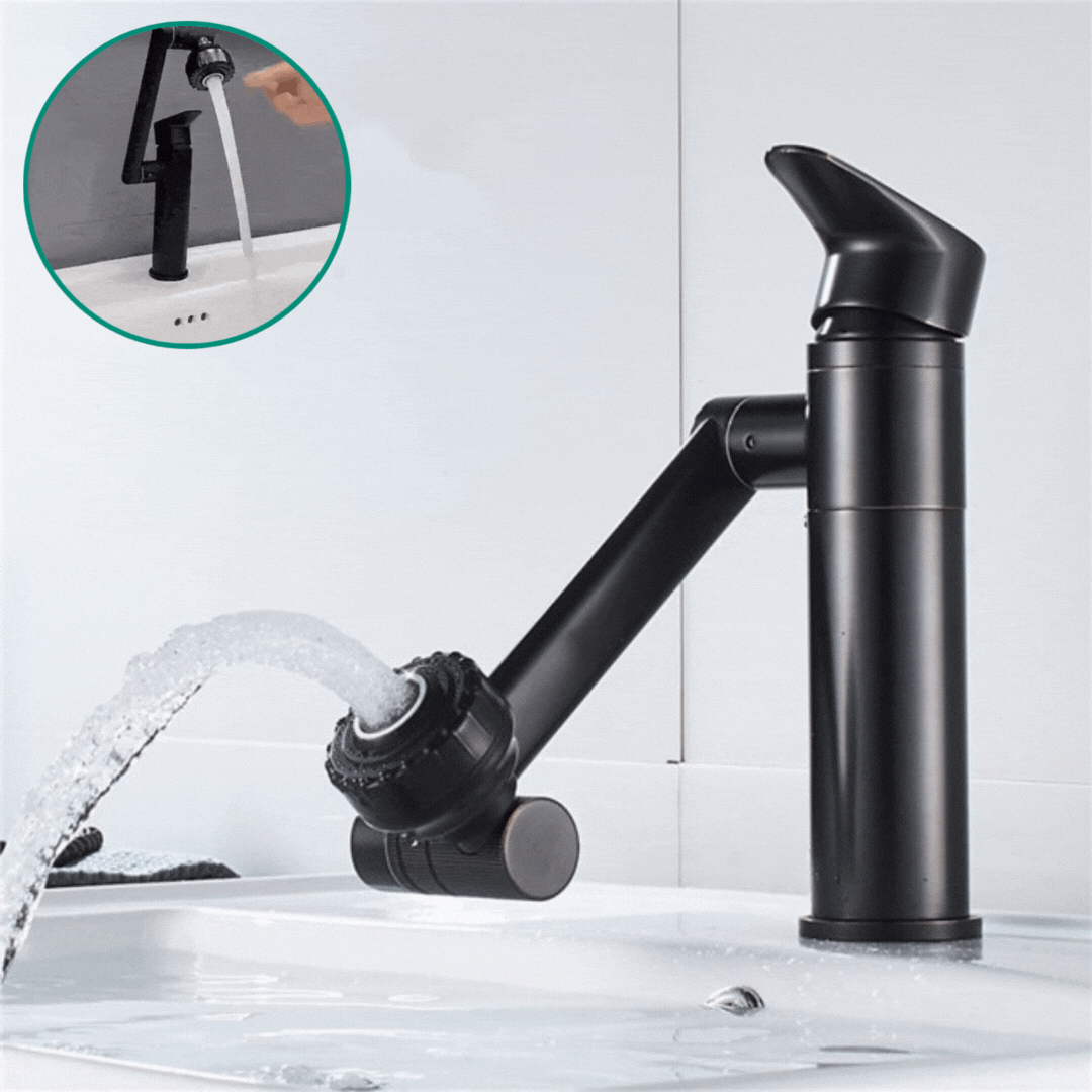 FlexFlow 360 Degree Flexible Tap With Spray For Wash Basins Ideal For Homeowners