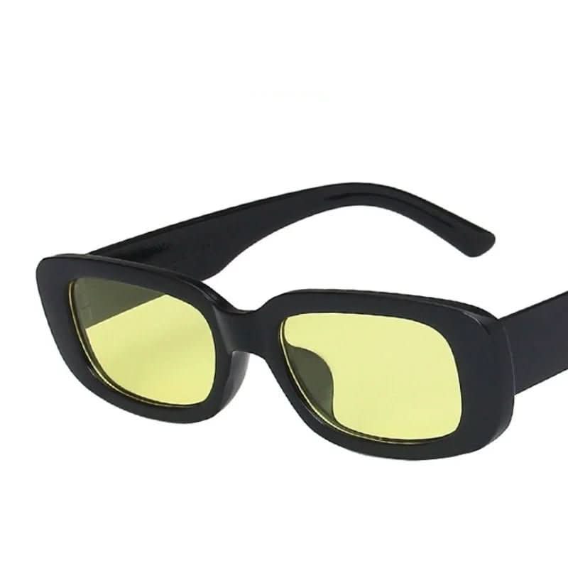 NovaVista Retro Style Rectangular Sunglasses With UV400 Protection For Women