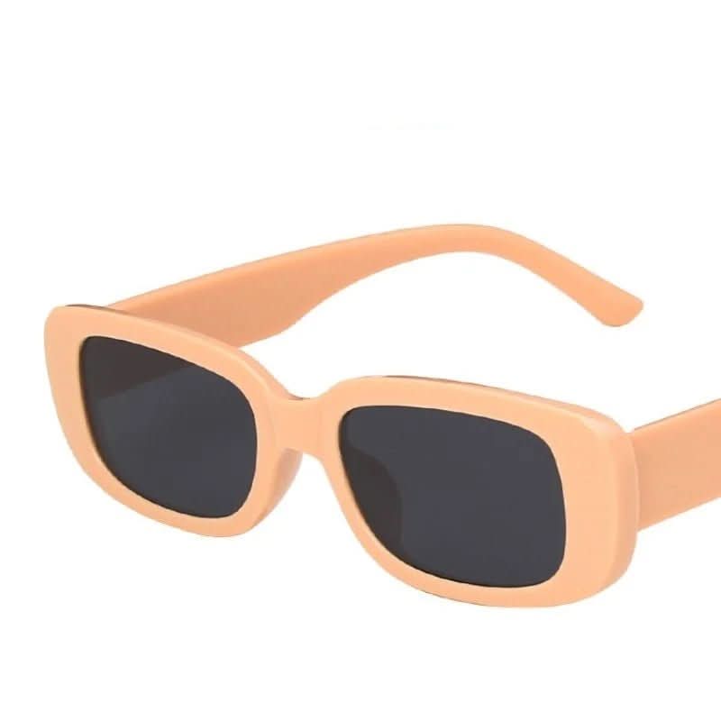NovaVista Retro Style Rectangular Sunglasses With UV400 Protection For Women