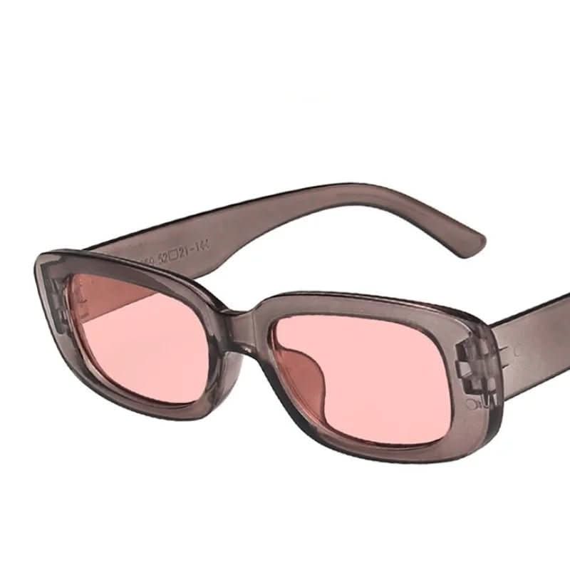 NovaVista Retro Style Rectangular Sunglasses With UV400 Protection For Women