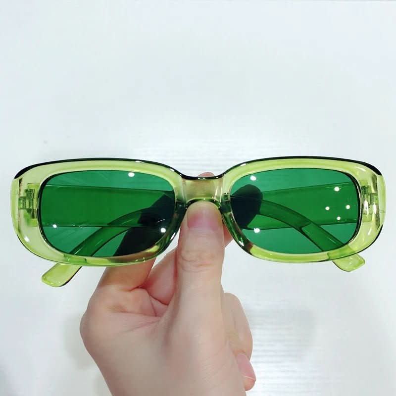 NovaVista Retro Style Rectangular Sunglasses With UV400 Protection For Women