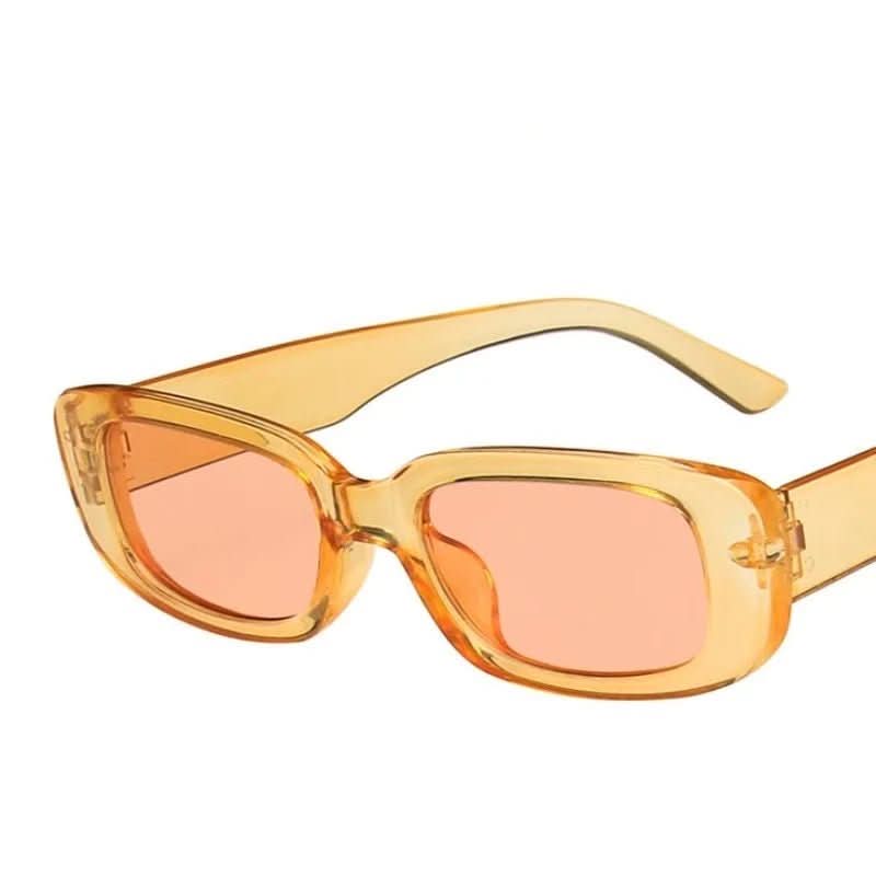 NovaVista Retro Style Rectangular Sunglasses With UV400 Protection For Women