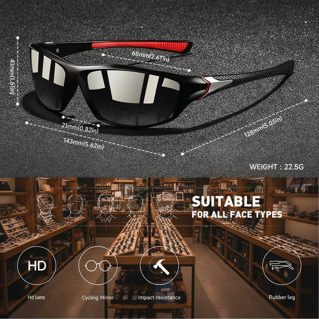 SUNCORE Sports Sunglasses For Active Movement And Reliable Eye Protection