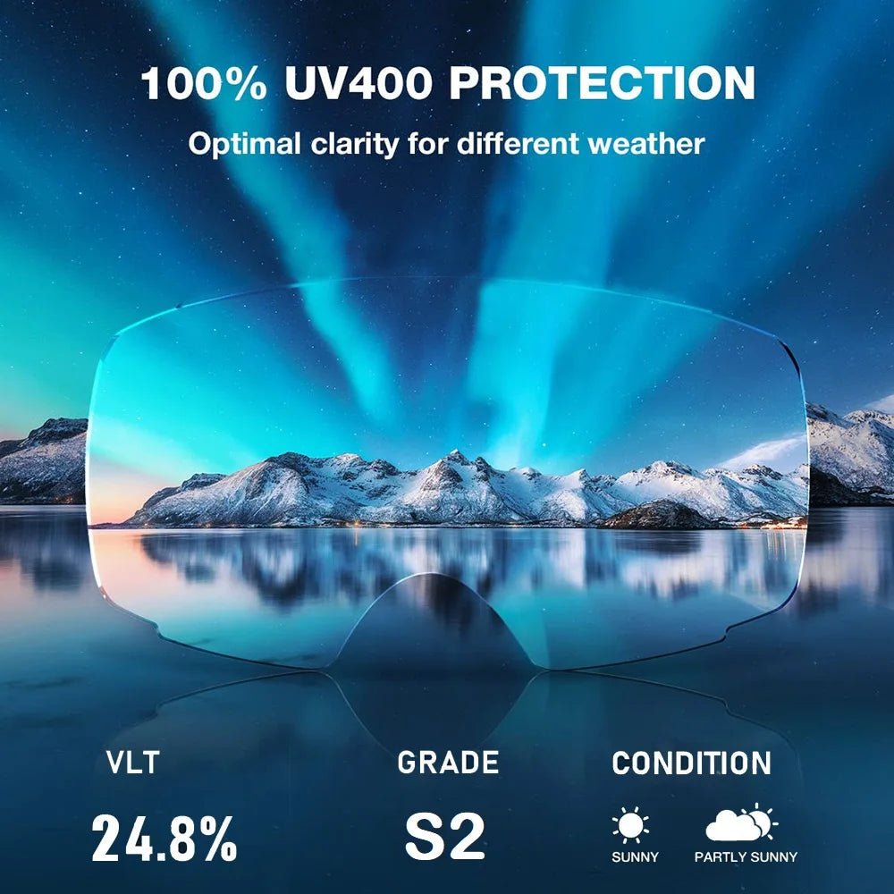 AuroraFlex Vision símaszk cserélhető lencsékkel és páramentesítő UV400 védelemmel