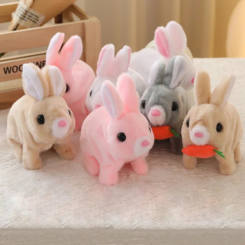 CuddleBloom Realistic Rabbit Toy With Lifelike Movements And Sounds For Kids