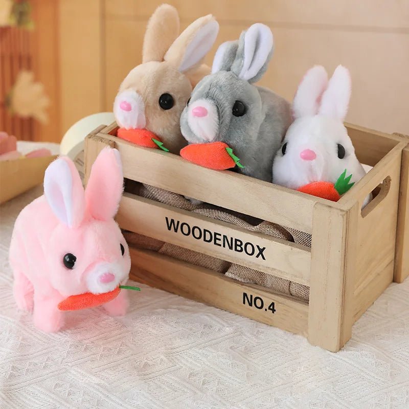 CuddleBloom Realistic Rabbit Toy With Lifelike Movements And Sounds For Kids