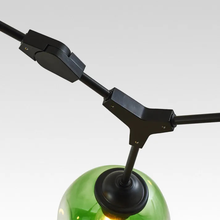 BubbleLight – závěsná lampa Sputnik s skleněnými bublinami