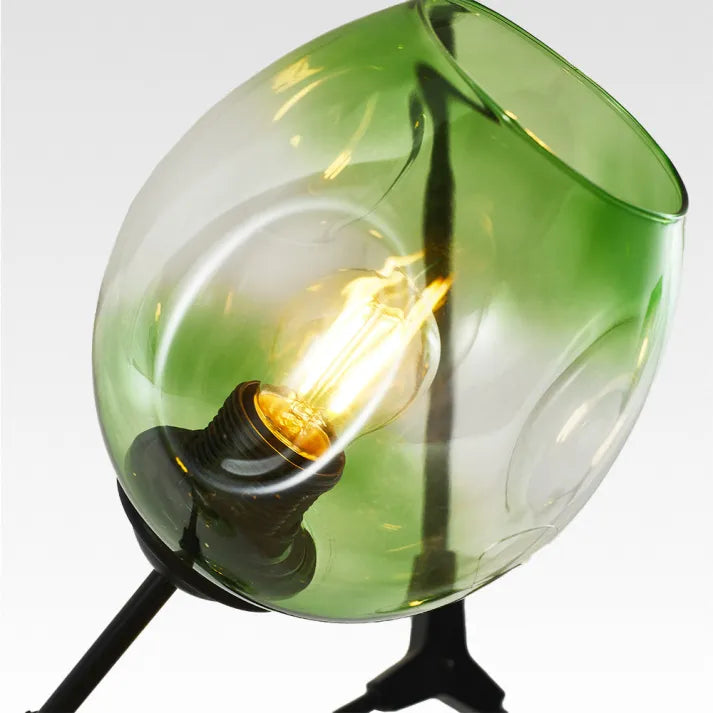 BubbleLight – závěsná lampa Sputnik s skleněnými bublinami