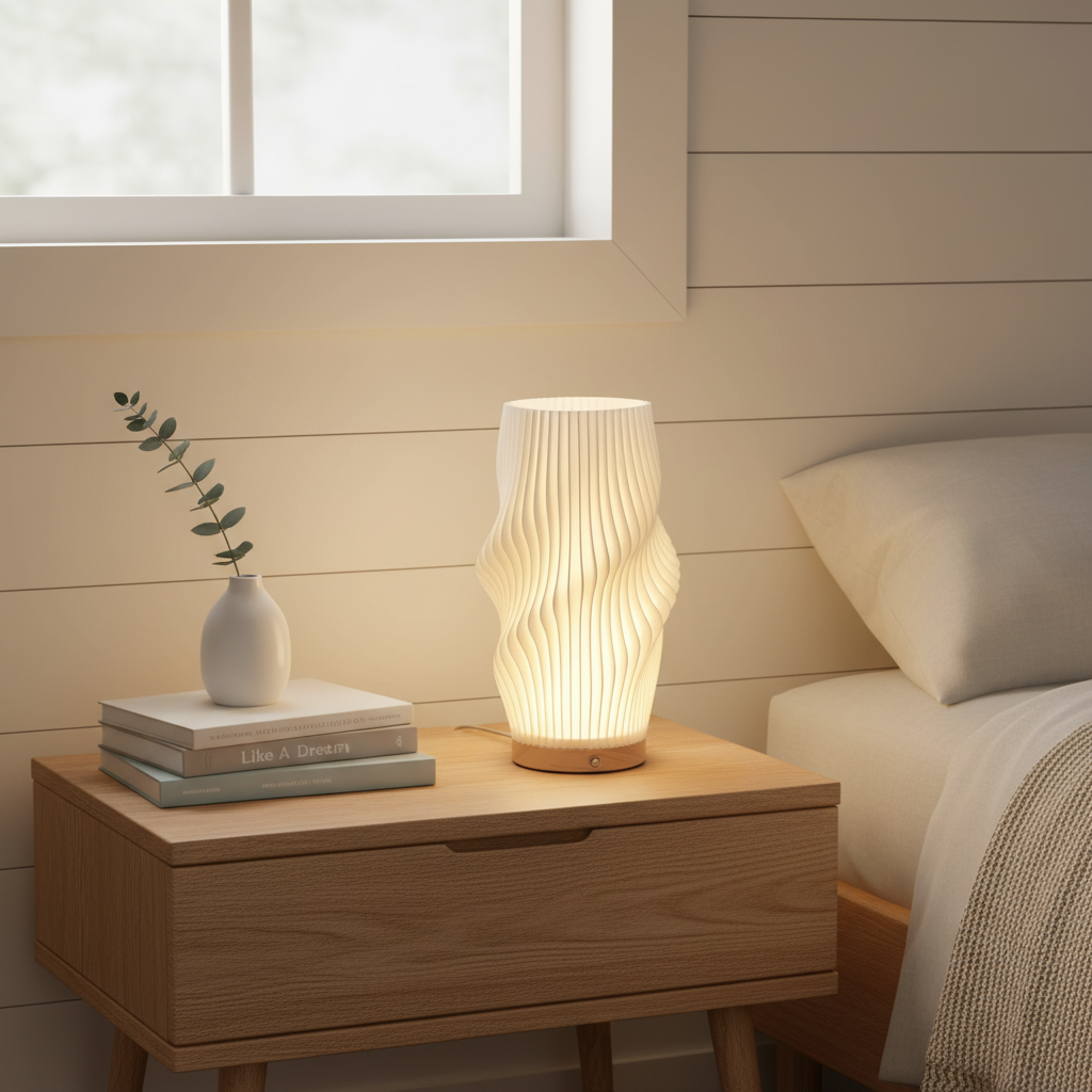 Nova LED bordlampe elegant moderne skrivebordslampe med varmt lys