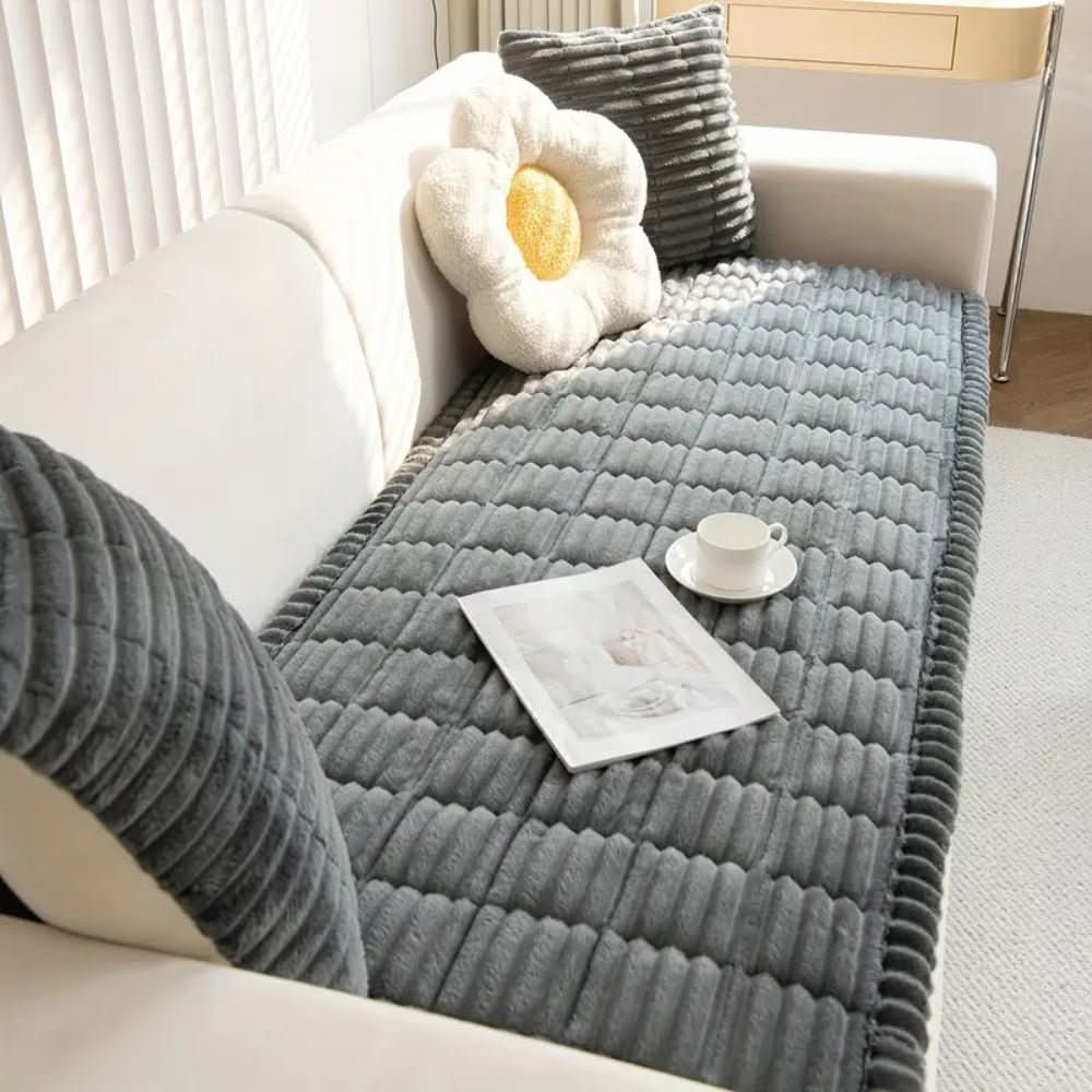 CozyCharm mykt trekk til sofa for stuer Elegant og komfortabel sofakasteteppe