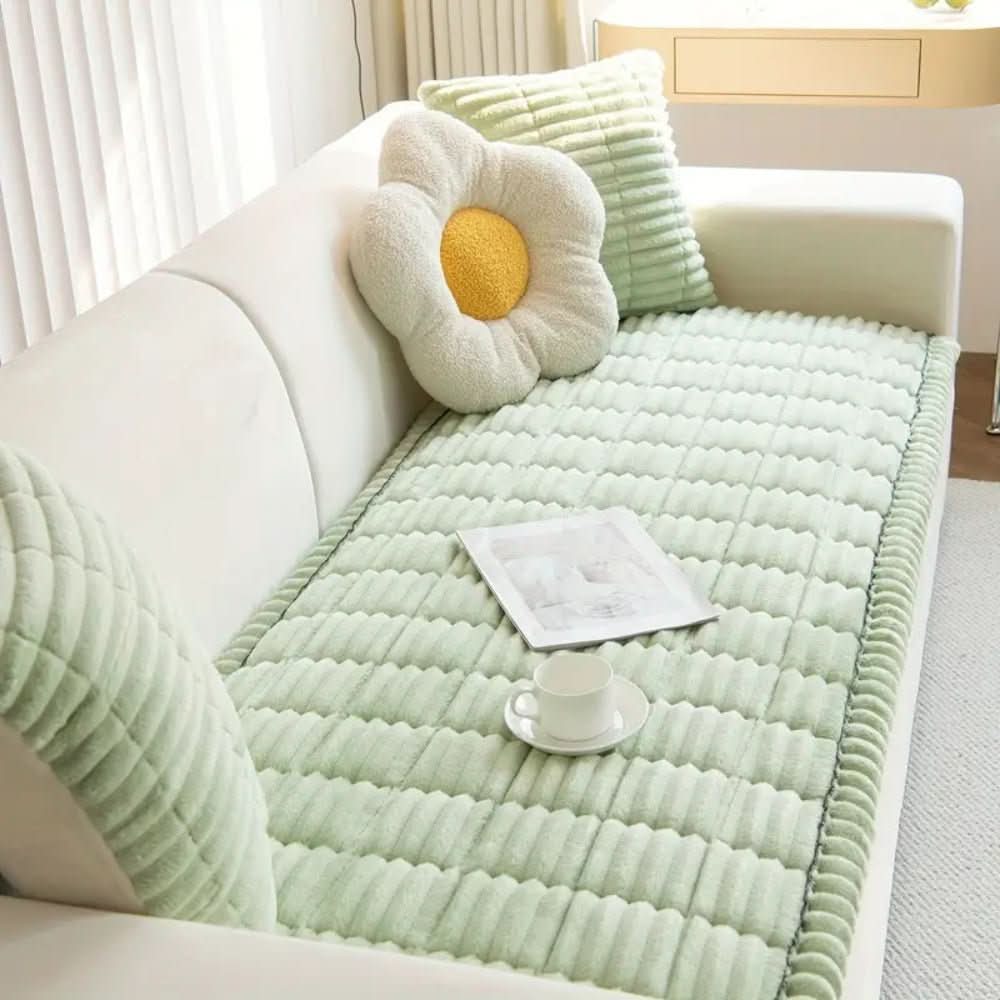 CozyCharm mykt trekk til sofa for stuer Elegant og komfortabel sofakasteteppe