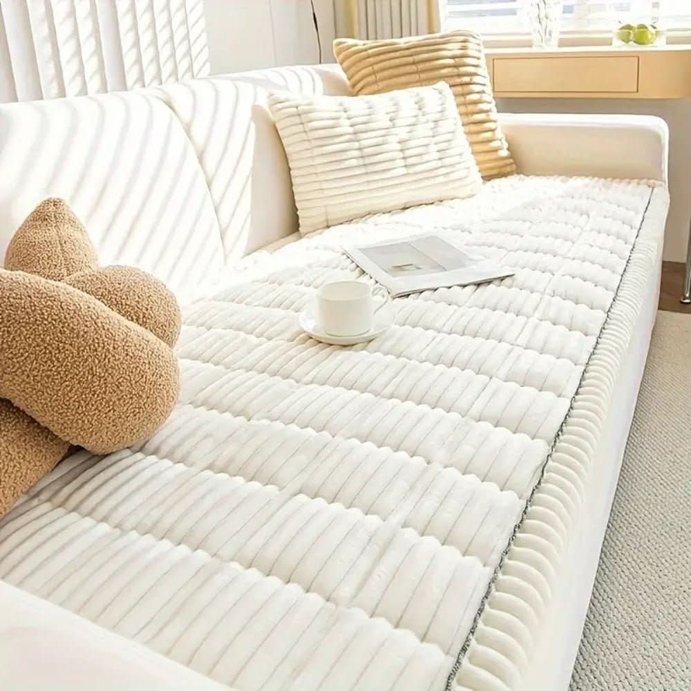 CozyCharm mykt trekk til sofa for stuer Elegant og komfortabel sofakasteteppe