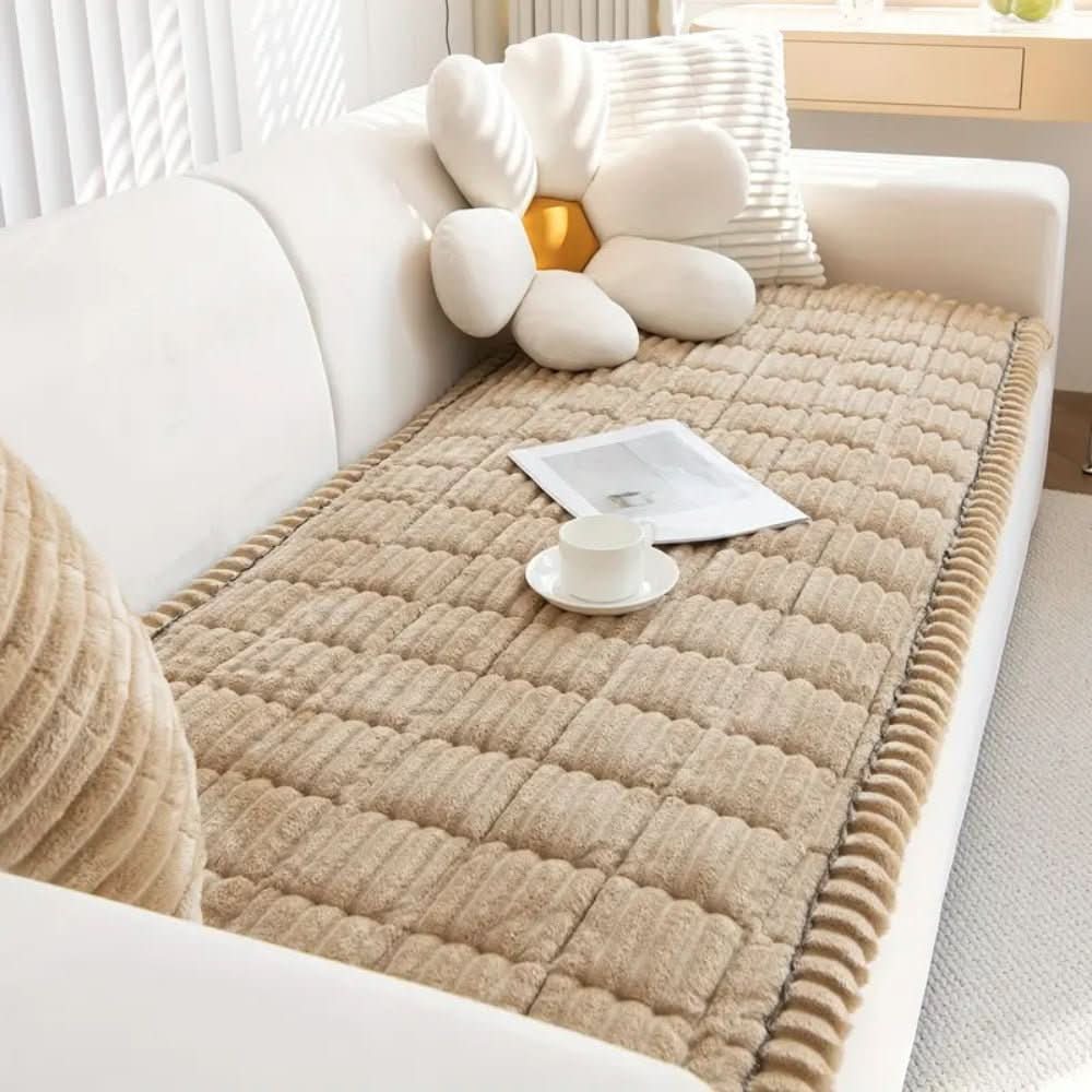CozyCharm mykt trekk til sofa for stuer Elegant og komfortabel sofakasteteppe