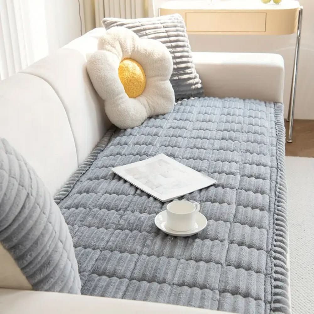 CozyCharm mykt trekk til sofa for stuer Elegant og komfortabel sofakasteteppe