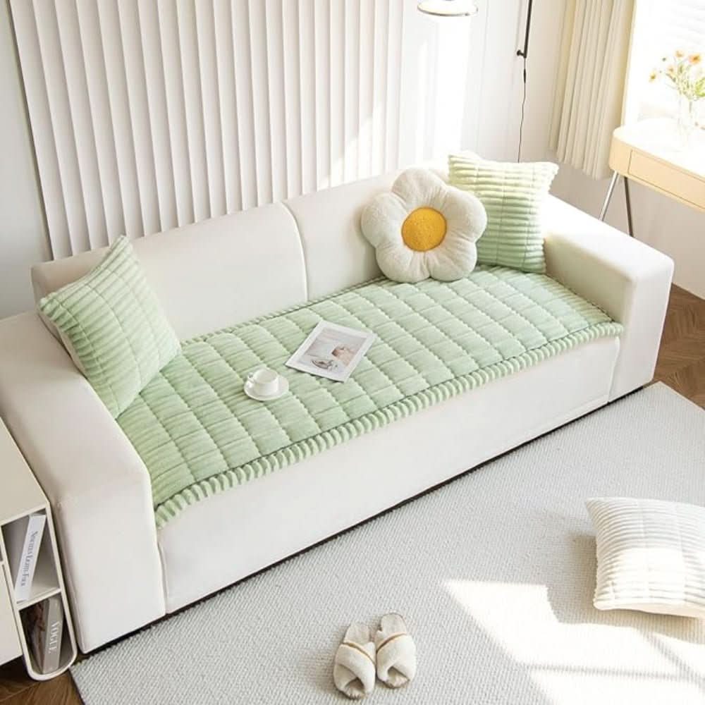 CozyCharm mykt trekk til sofa for stuer Elegant og komfortabel sofakasteteppe