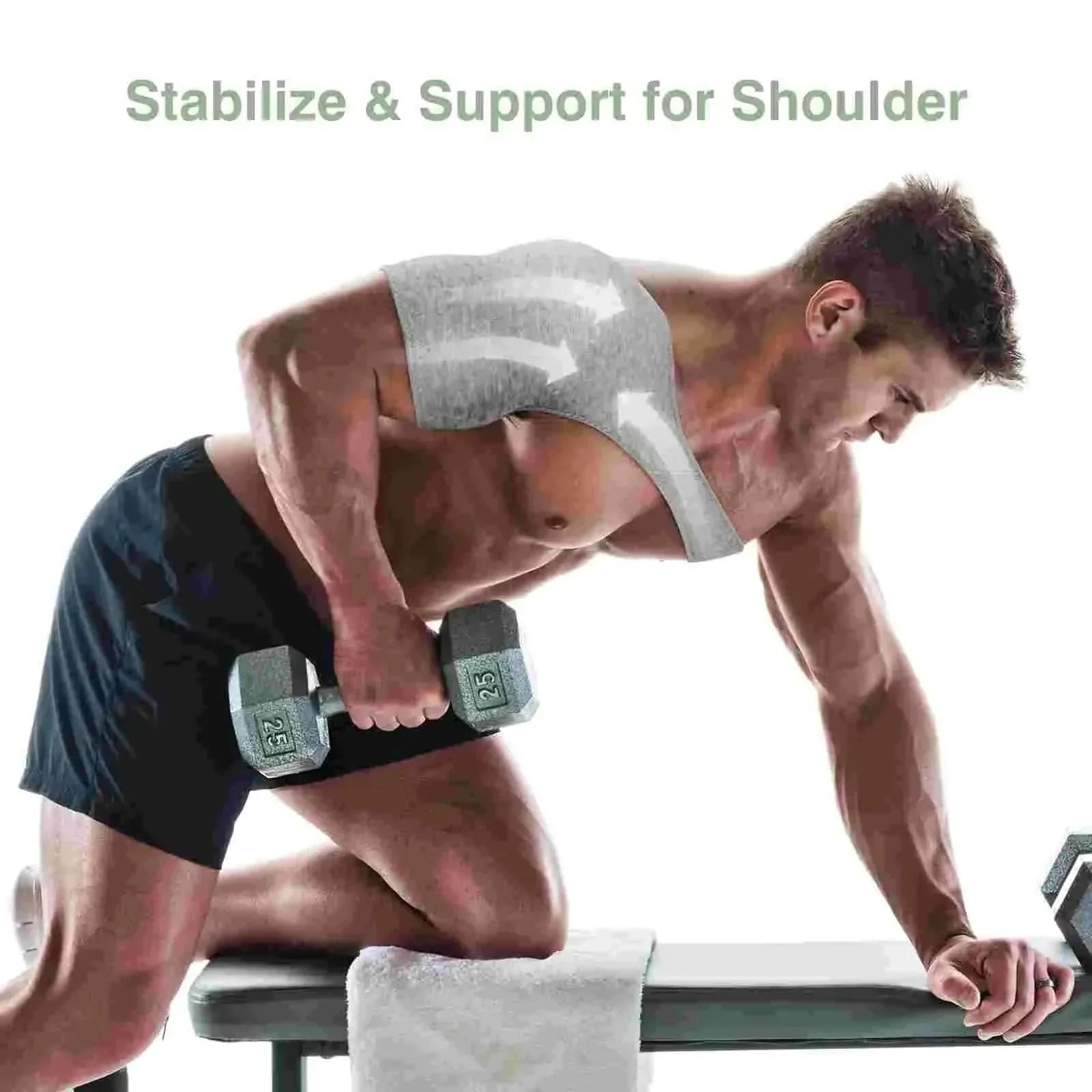 FlexGuard Adjustable Shoulder Support For Athletes Ergonomic Breathable