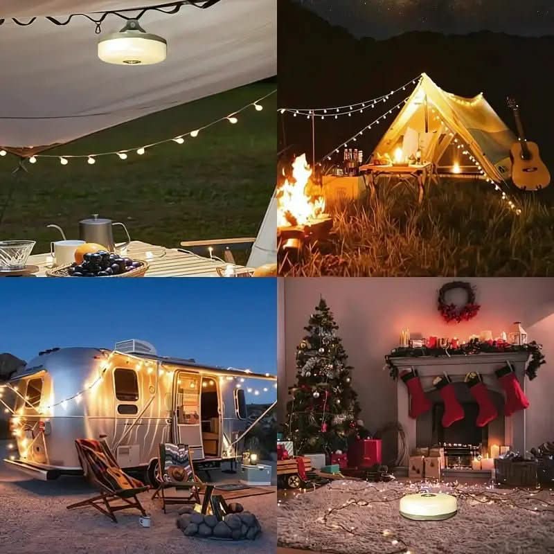SummitGlow behúzható LED-es kempinglámpák szabadtéri kalandokhoz