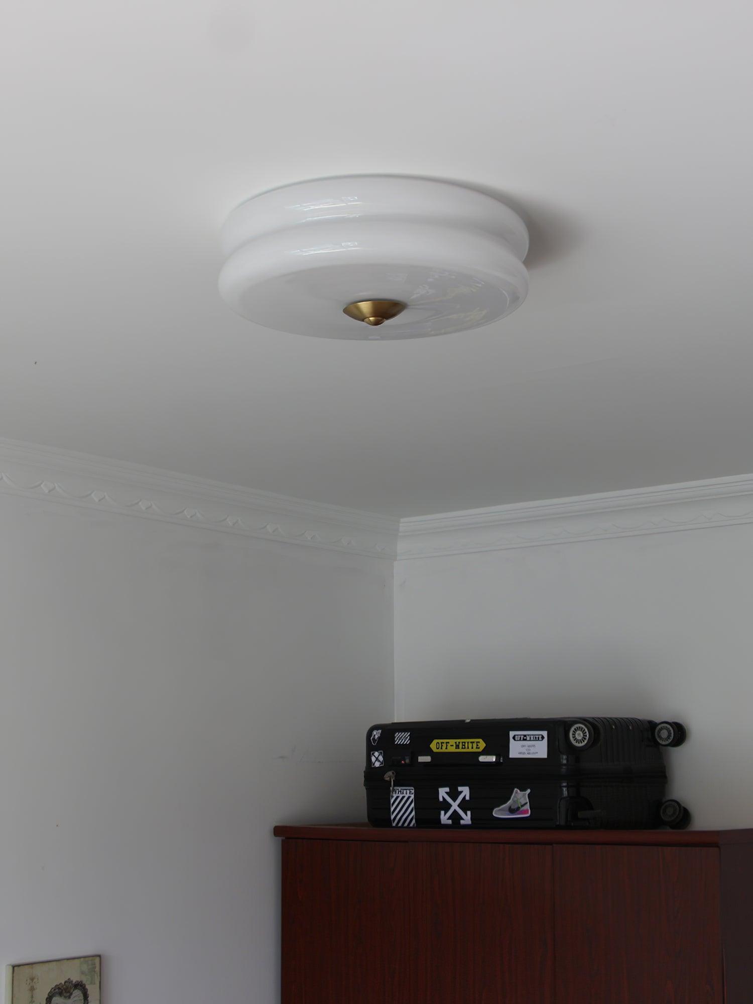 Valeron Vintage Art Deco LED Ceiling Light Fixture