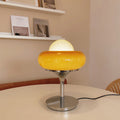 Vintage Glass Table Lamp in Bauhaus Style | Orntli