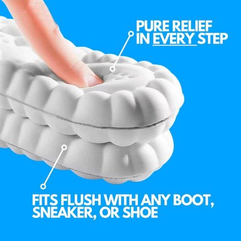 NimbusStride CloudBounce 4D Insoles For Standing Professionals All Day Comfort