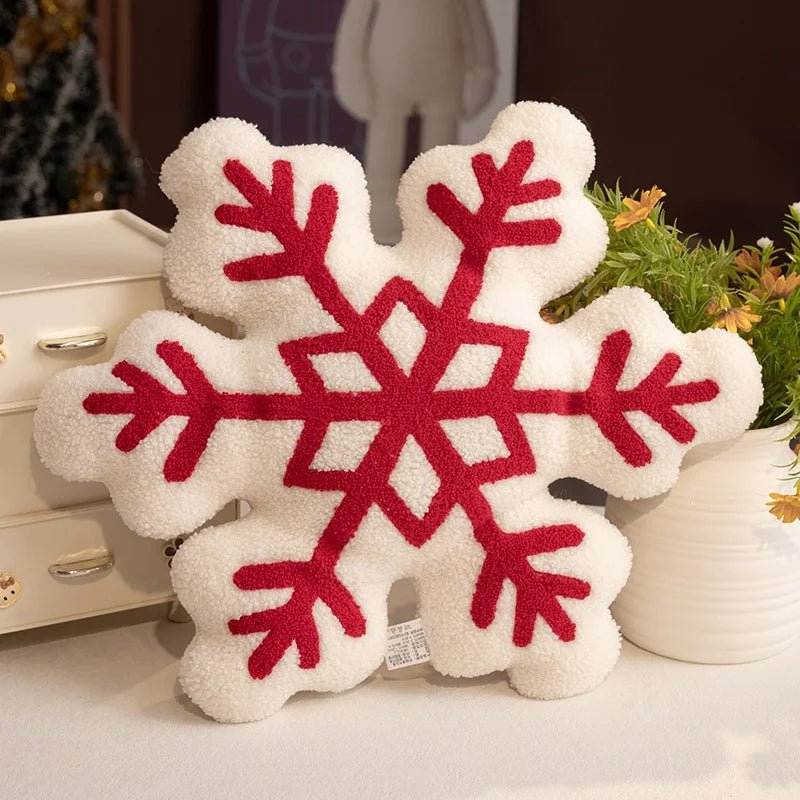Polštář FrostNest Snowflake pro útulné zimní sváteční domácí dekorace fanoušků