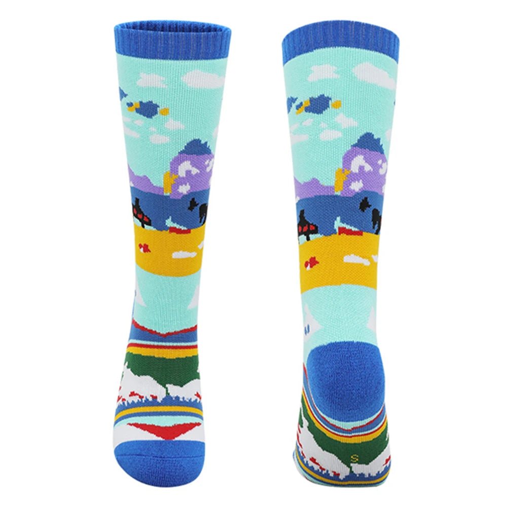 FrostStride Kids Thermal Socks Non Slip Warm Moisture Wicking Comfort