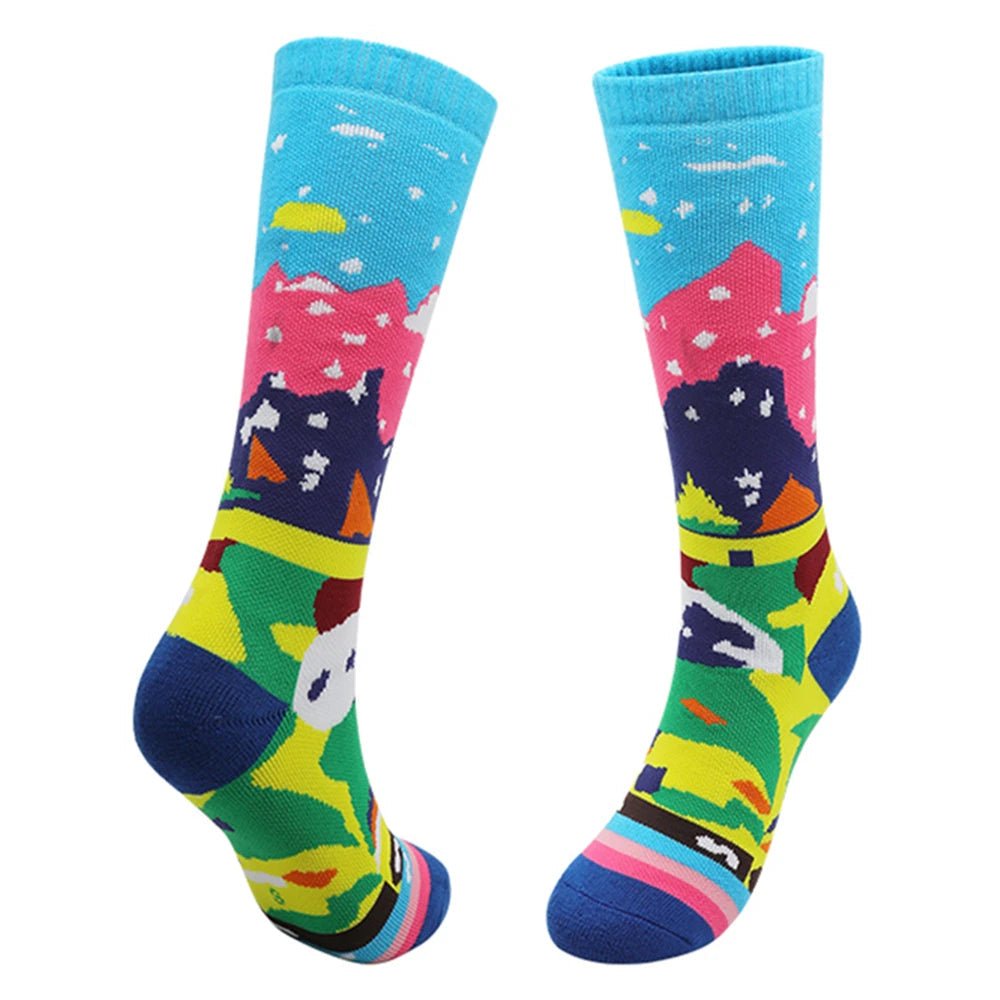 FrostStride Kids Thermal Socks Non Slip Warm Moisture Wicking Comfort