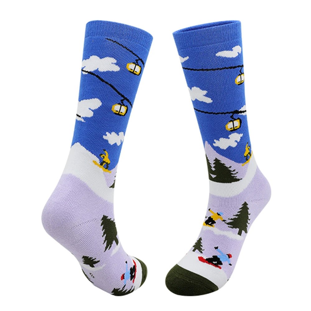 FrostStride Kids Thermal Socks Non Slip Warm Moisture Wicking Comfort