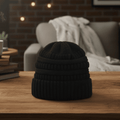 Cappello in lana lavorato a uncinetto da donna CozyWeave, caldo e accogliente, stile casual per l'outdoor invernale