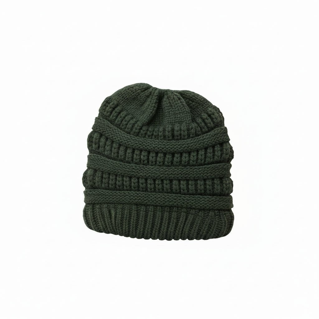 Cappello in lana lavorato a uncinetto da donna CozyWeave, caldo e accogliente, stile casual per l'outdoor invernale