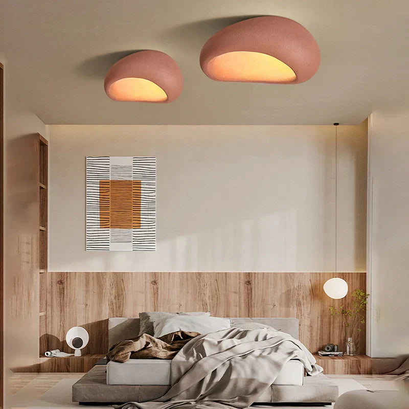 Aeris Ceiling Light | Minimalist LED Wood Fixture For Living Rooms