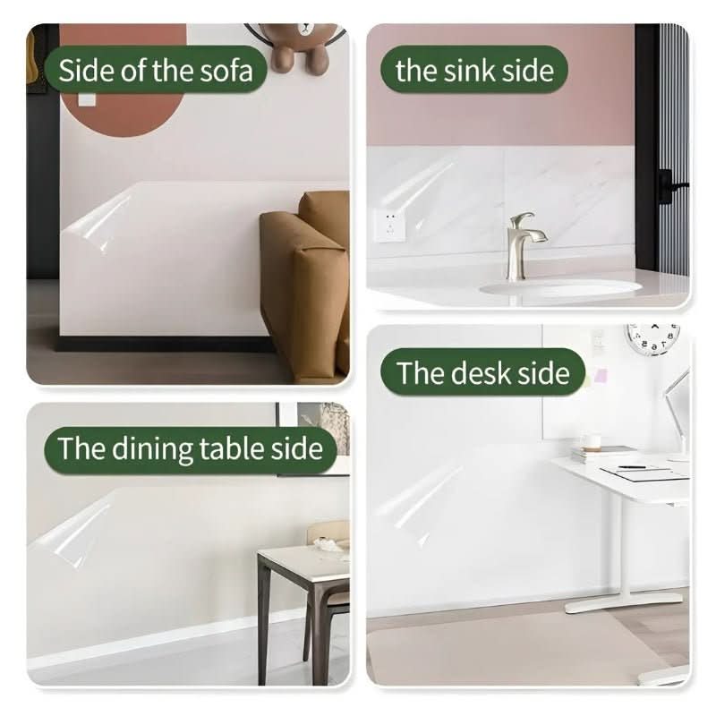 LumiGuard Transparent Wall Protection Film For Homes Invisible Shield