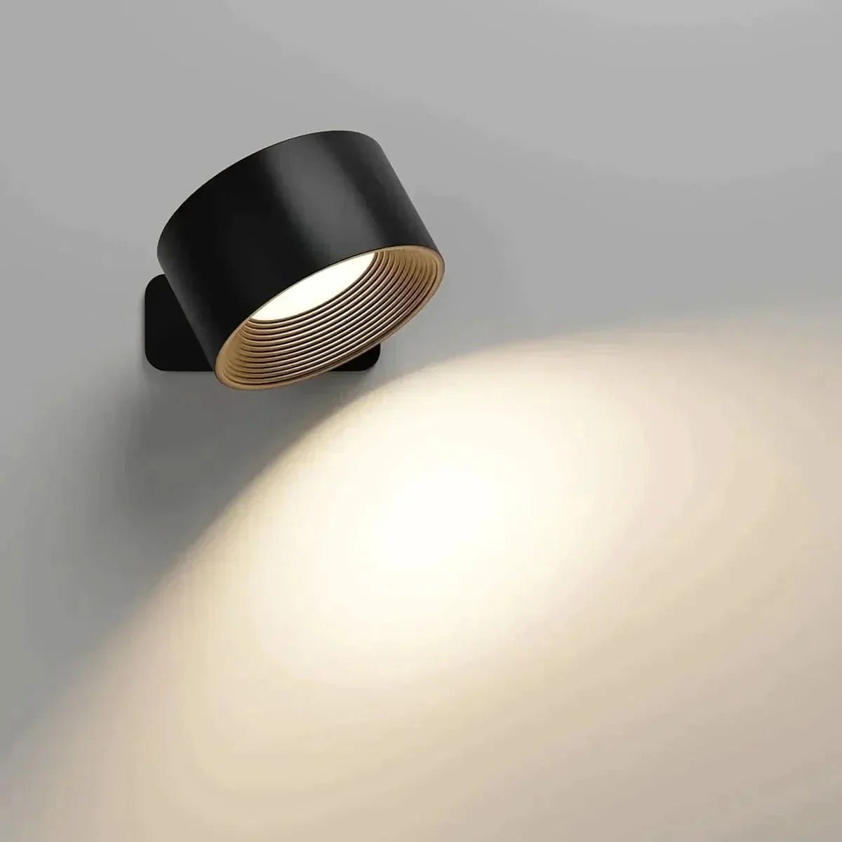 360 Degree USB Rechargeable Wireless Wall Lamp With 3 Brightness Levels For Home Use