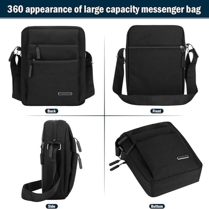 AeroGuard Premium Waterproof Mens Shoulder Bag With Anti Theft Design For Professionals