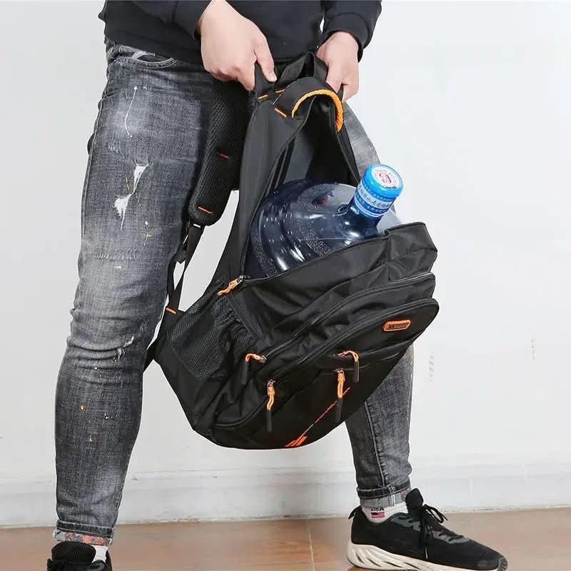 AquaStride Waterproof Oxford Backpack For Men Durable Work Travel Companion