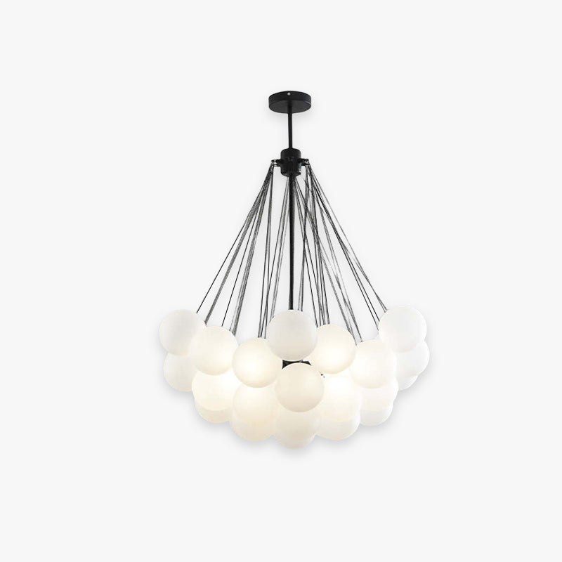 Aurea Designer Pendant Lamp in Metal and Glass for Modern Rooms
